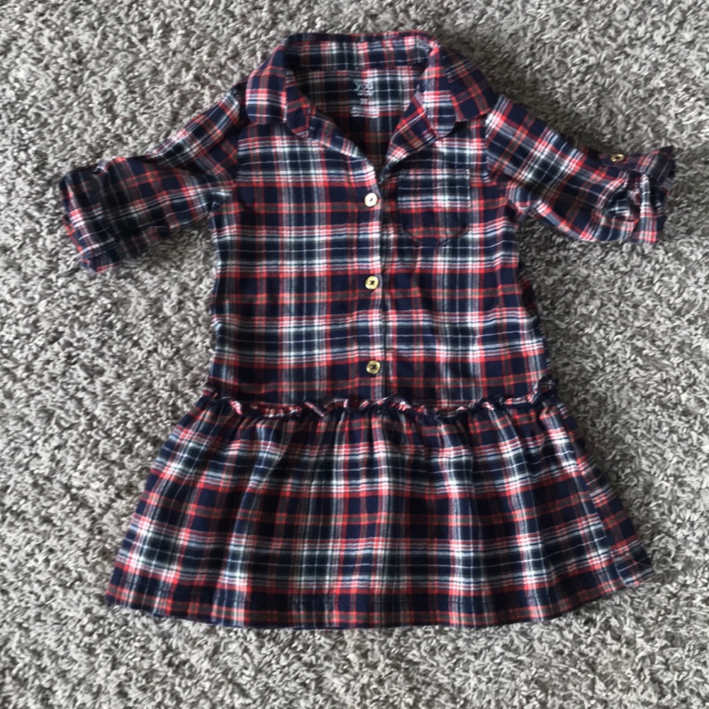 Flannel Dress—Size 3T